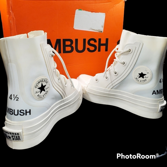Converse x Ambush Women 6.4 US CHUCK 70 WHITE high Top sneakers Goat Verified - Picture 5 of 10